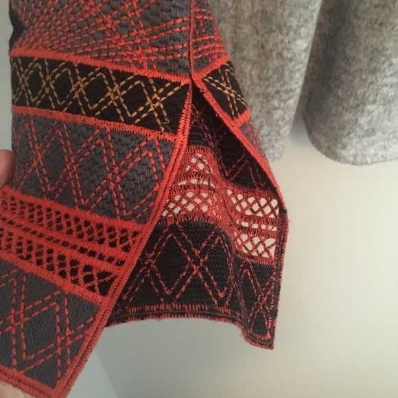 Wanna B Gray Sweater with Embellished Slee… - Picture 6 of 9